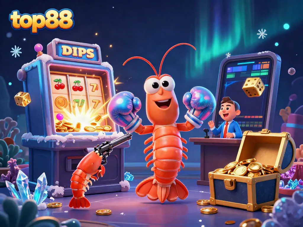 Experience the excitement of top88 with vibrant 3D characters and thrilling casino elements.