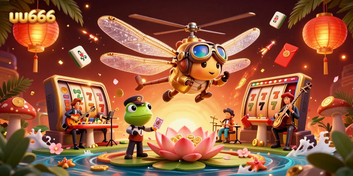 Experience thrilling gameplay at uu666 with a vibrant casino scene featuring dynamic characters and rich details.