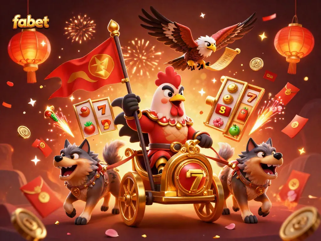 Experience thrilling games at fabet with slots, jackpots, and festive decorations.